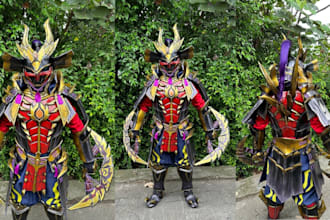 do wearable cosplay outfit eva foam for event