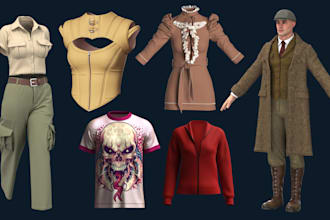 create 3d fashion clothing stimulation outfit in clo 3d and marvelous designer
