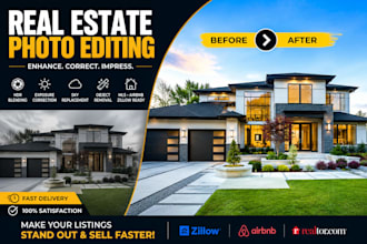 edit hdr real estate photo editing within 12 hours