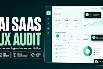 do an ai saas UX audit to improve conversion and onboarding