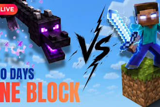 design an eye catching minecraft youtube thumbnail