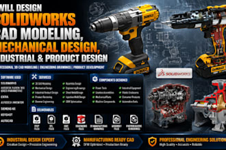 solidworks cad modeling, mechanical design