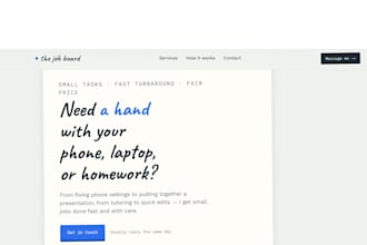create graphics, websites according to your preferences