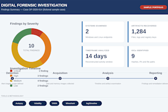 perform digital forensic investigation and malware analysis on windows and linux