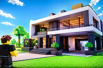 build custom roblox buildings,games and maps