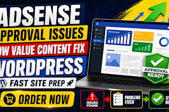 fix low value content issues for google adsense approval