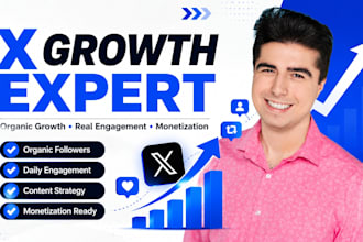 manage your x twitter account for organic growth and monetization channel growth