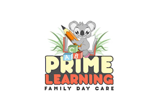 design childcare, education kids, and children logo
