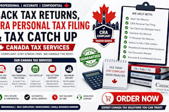 prepare back tax returns cra personal tax filing and tax catch up canada