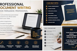 prepare professional documents for visas, councils, and applications