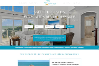 design wix property management website real estate property listing website