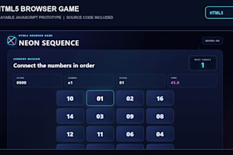 build a simple HTML5 browser game or interactive web game