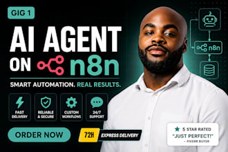 build an ai agent and automation workflow on n8n
