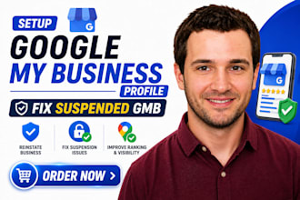 setup google my business profile fix suspended gmb reinstate business suspension