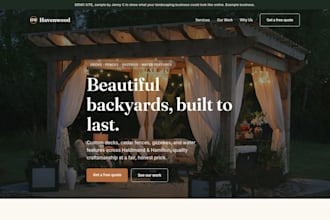 design and build a clean business website