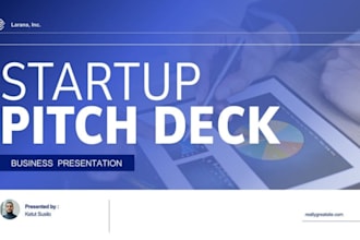 design software startup pitch deck investor deck fundraising presentation