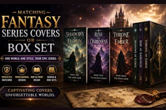 design matching book covers for your fantasy series or box set
