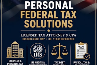 solve business and personal federal tax problem