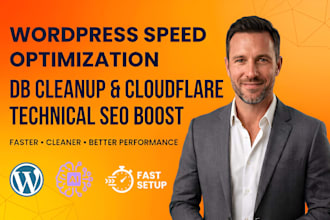 optimize, speed up, and clean your wordpress website db SEO cloudflare