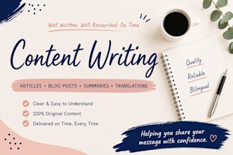 write legal blog posts and articles