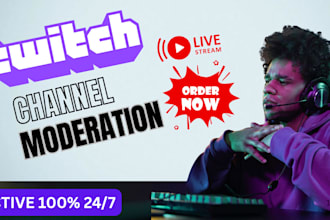 moderate twitch active chat and mod management