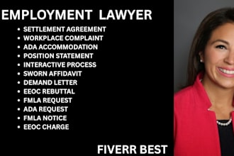 be your ny, florida employment lawyer for eeoc charges, fmla, and ada claims