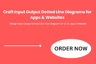 craft input output dotted line diagrams for app