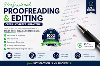proofread and edit your essay, article, or document