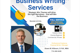 write business plans and proposals