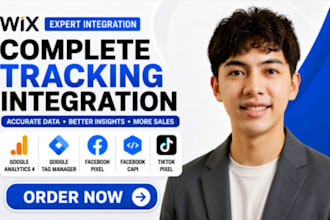 do wix google analytics integration gogle tag facebook pixel capi tiktok pixel