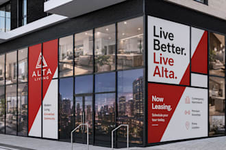 do storefront sign design, business signage, shop sign, window graphics expert