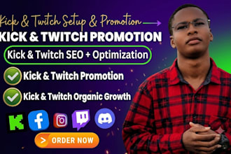 kick promotion twitch channel promotion kick followers affiliate organic viewers