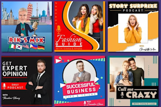 podcast cover art or podcast logo designer