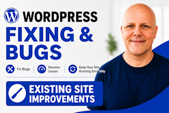 fix your wordpress website bugs and errors