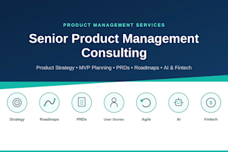 provide end to end product management consulting