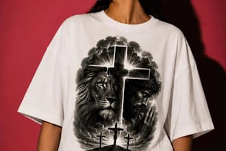 design hand drawn logo tshirt illustrations for merchandise
