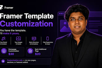 customize your framer template with your branding