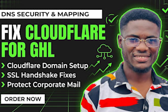 configure cloudflare dns settings for gohighlevel sites