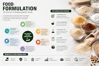 create custom food formulation recipes for product development