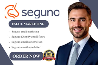 setup seguno email marketing email automation seguno shopify email flows
