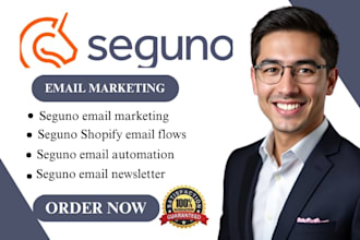 setup seguno email marketing email automation seguno shopify email flows