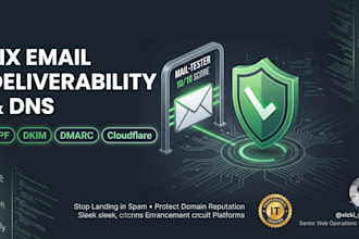 fix cloudflare, dns, and email spf dkim dmarc