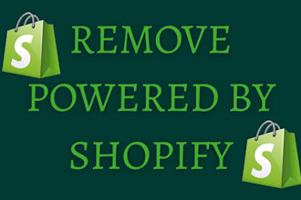 remove powered by shopify from your store footer
