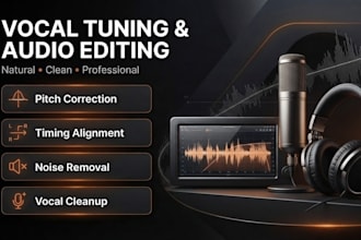 professionally tune, edit and clean your vocals