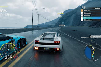 develop 2d 3d multiplayer car racing game, arcade racing, sports racing game