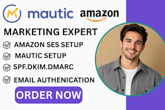 setup mautic amazon ses setup marketing automation spf dkim dmarc vps server