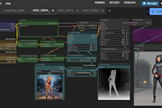create nsfw and sfw comfyui workflow for ai influencer using stable diffusion