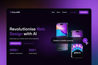 design a high converting framer landing page