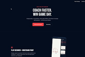 turn your idea into a real working website or web app fast