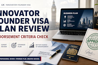 do UK innovator founder visa business plan review